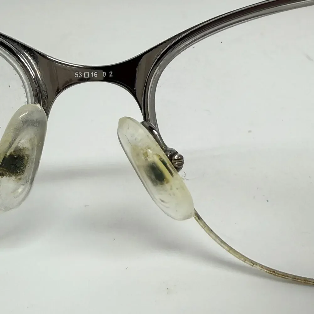Kate Spade Adalina F2G Blue Silver Semi Rimless‎ Cat Eye Eyeglasses Frame H17904